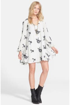Free People 'Emma's' Embroidered Swing Dress | Nordstrom