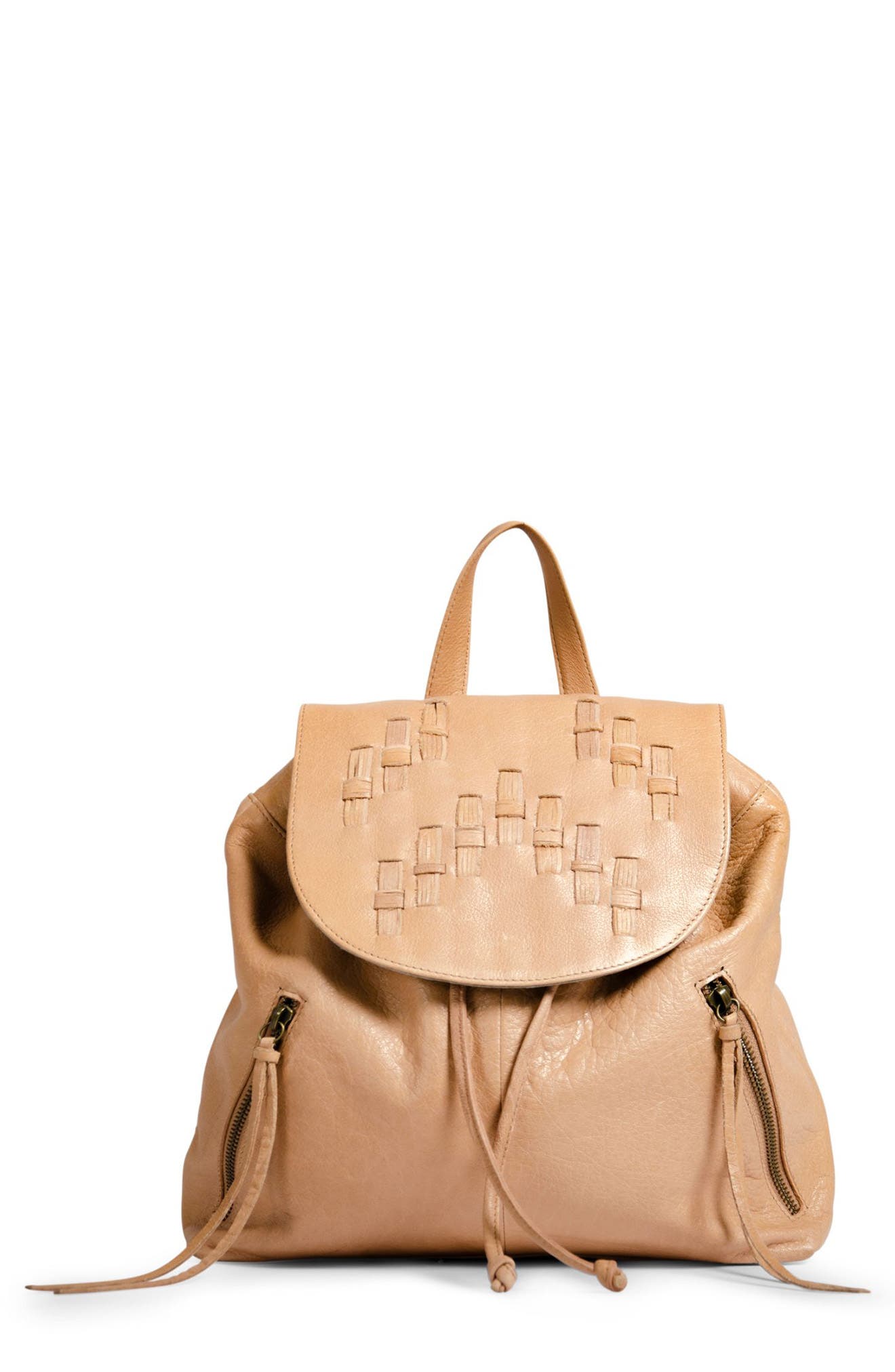 day and mood leather backpack