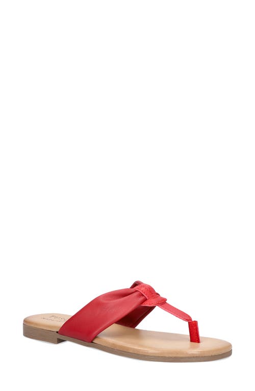 TUSCANY by Easy Street Aulina Flip Flop in Red