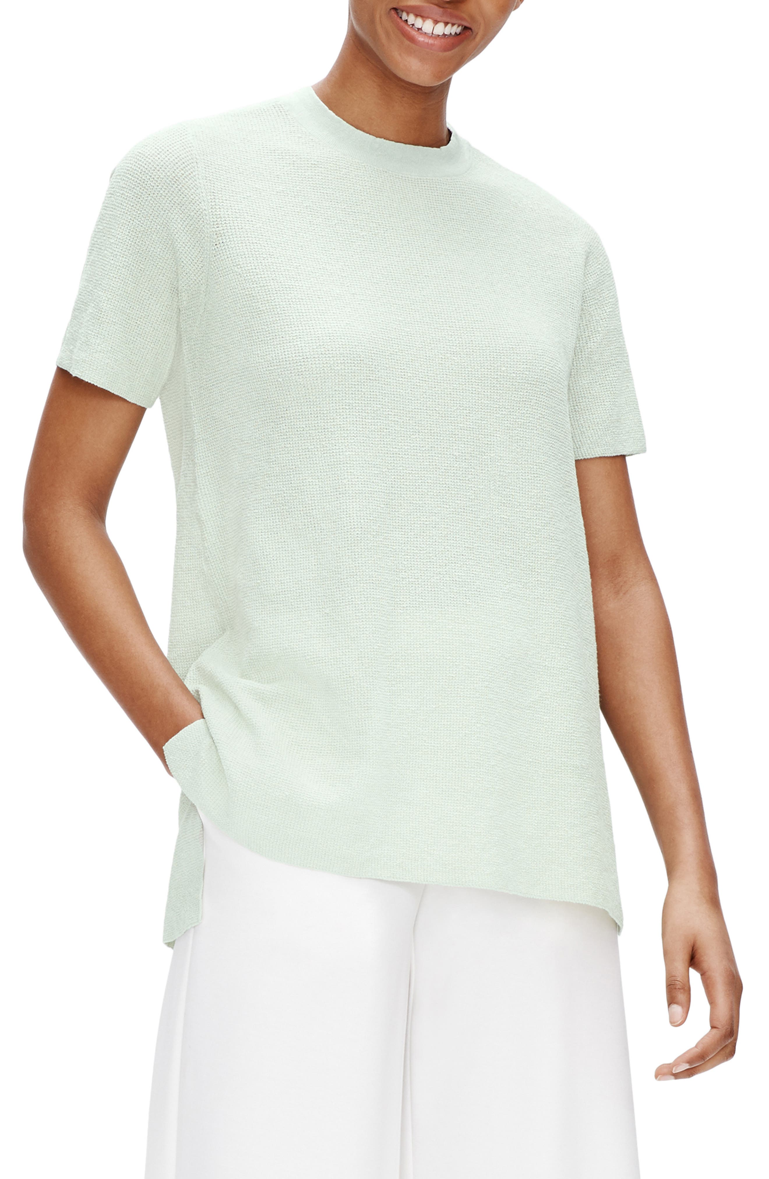 eileen fisher short sleeve cardigan