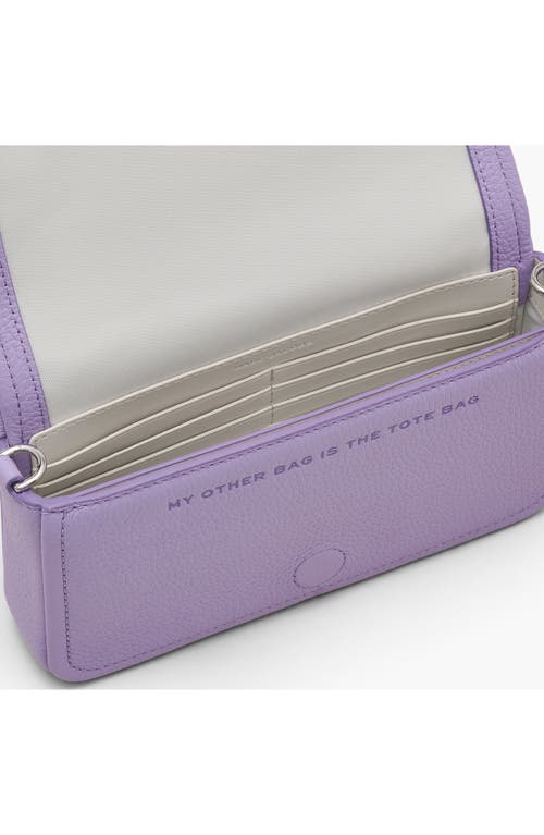 Marc Jacobs The Leather Mini Crossbody Bag In Lilac