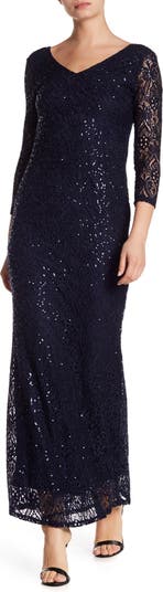 Marina Sequined Lace Gown | Nordstromrack