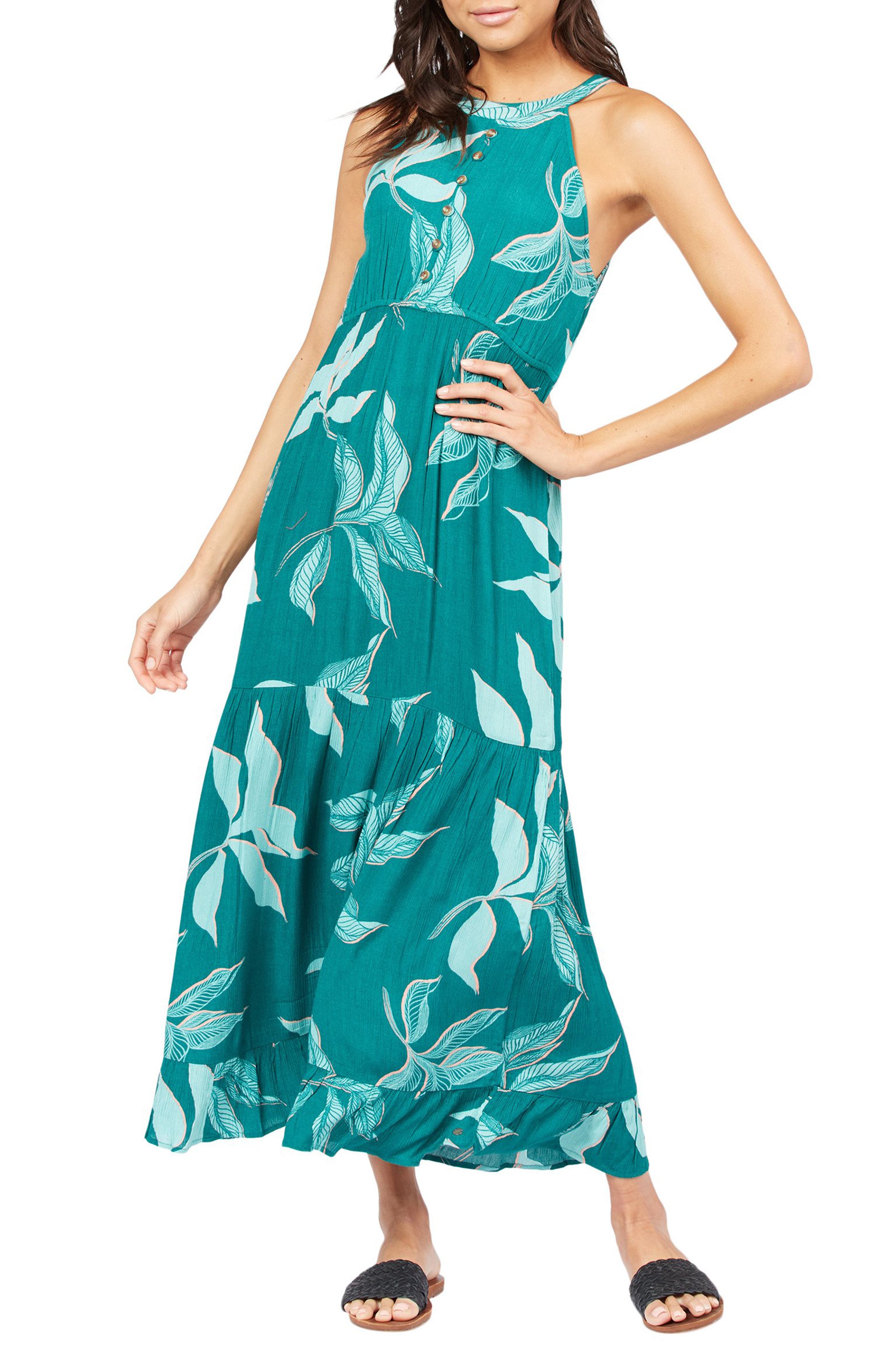 navy and teal dress