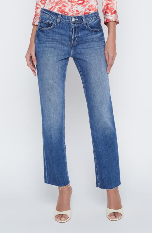 Shop L Agence L'agence Milana Stovepipe Straight Leg Jeans In Brentwood