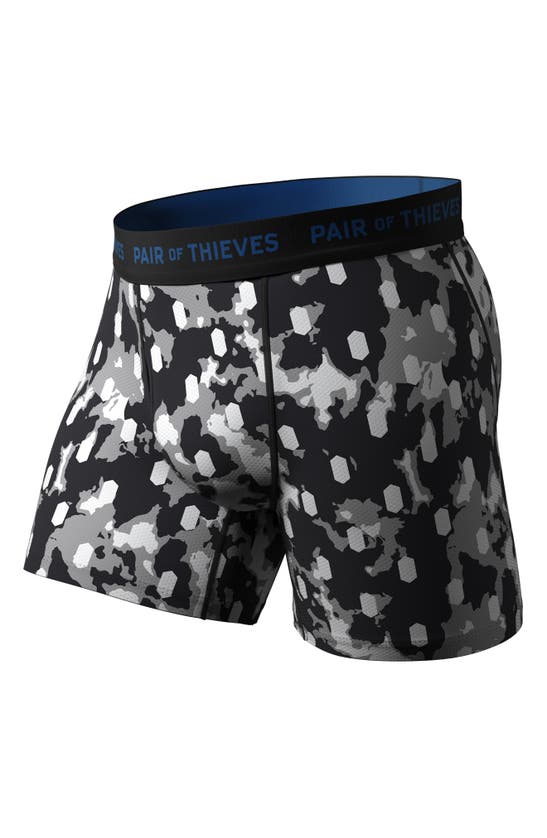 Shop Pair Of Thieves Hex Bomb 2-pack Boxer Briefs In Black