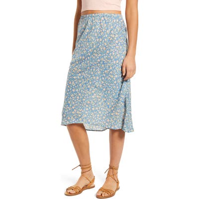 Billabong By The Water Midi Skirt, Blue
