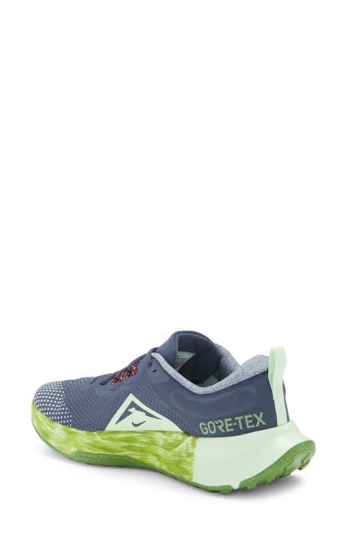 Shop Nike Juniper Trail 2 Gore-tex® Running Shoe In Thunder Blue/blue/green