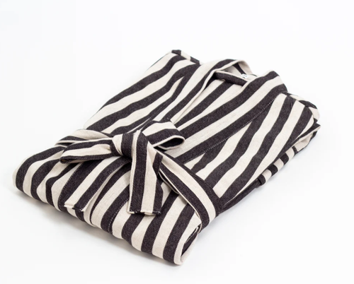 Eastern Woven Turkish Zebra Bath Robe In Zebra