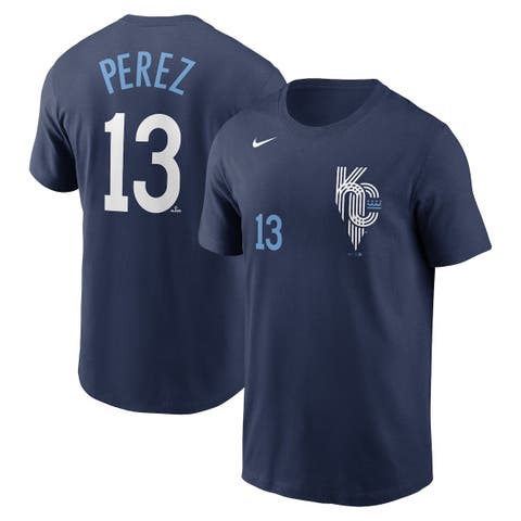 Shop Salvador Perez Kansas City Royals Baby Blue Nike Jersey Size XL