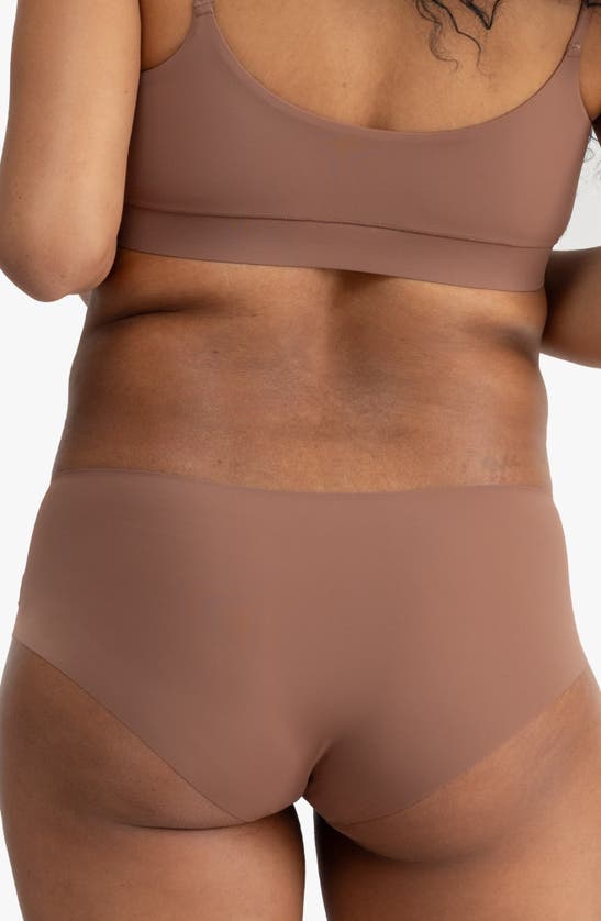 Shop Uwila Warrior Better Briefs Seamless Briefs In Toffee