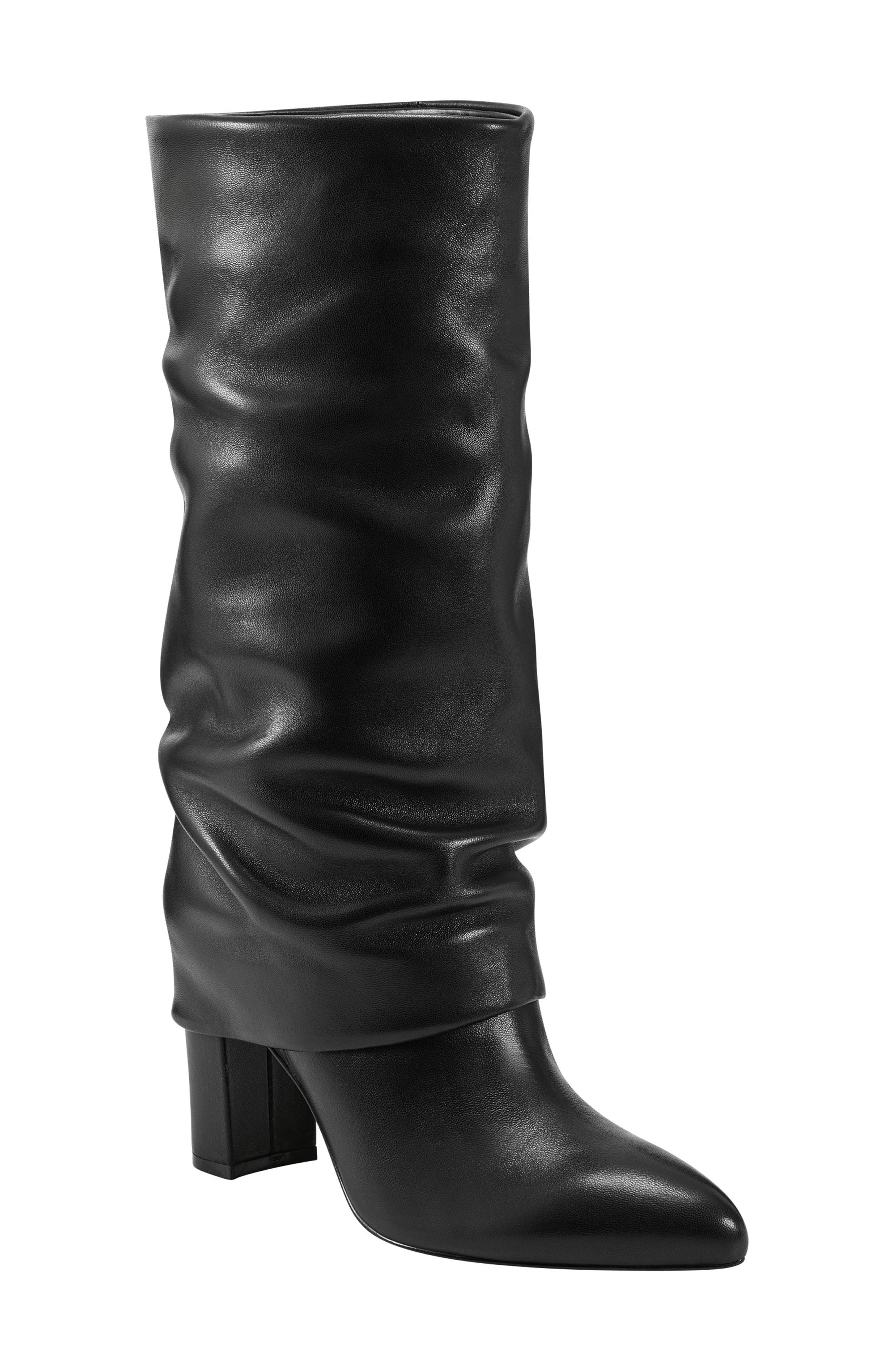 Women's Pointed Toe Ankle Boots - Mid-Calf Height Short Boots