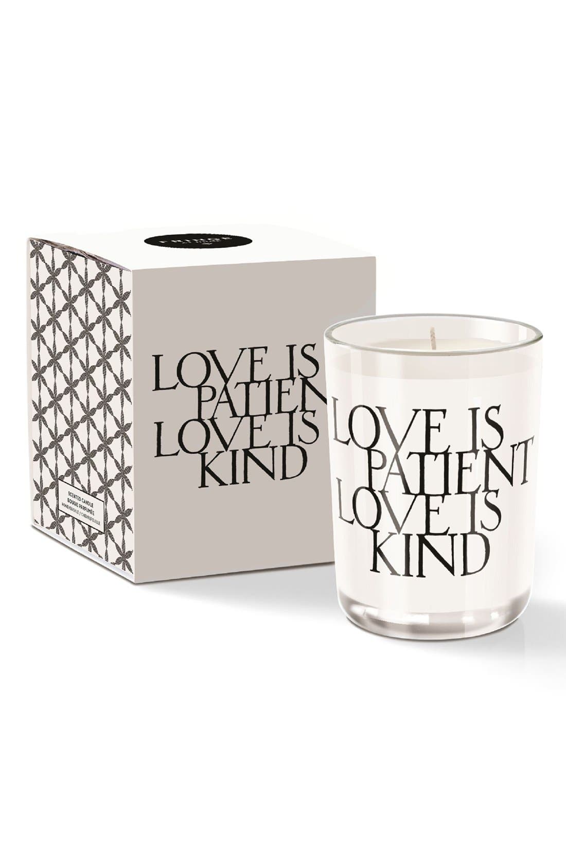 Fringe Studio 'Love is Patient Love is Kind' Candle Nordstrom