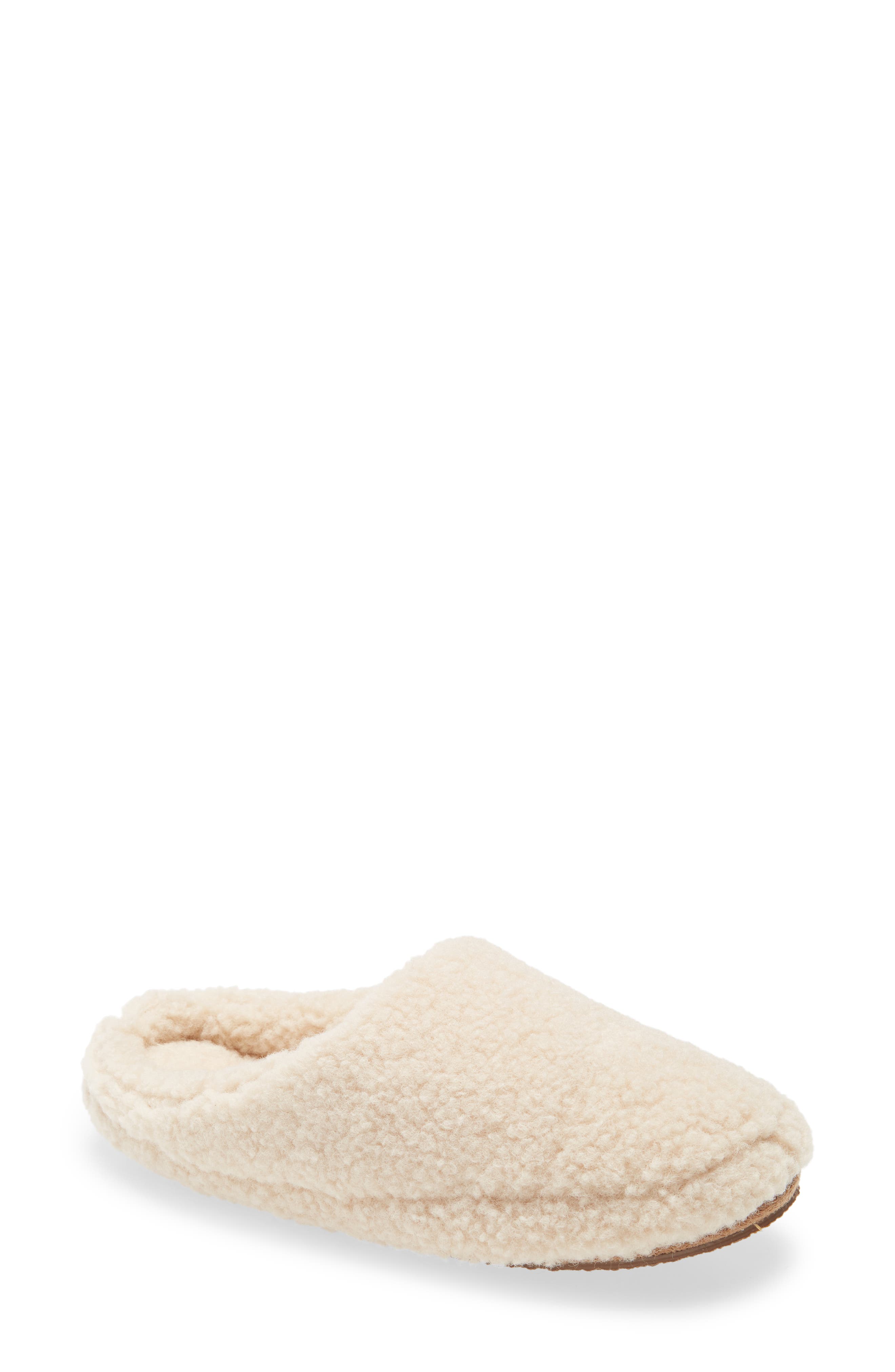 women's sweater fleece slipper scuff