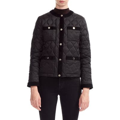 Maje Galipe Down Puffer Jacket, 8 FR - Black