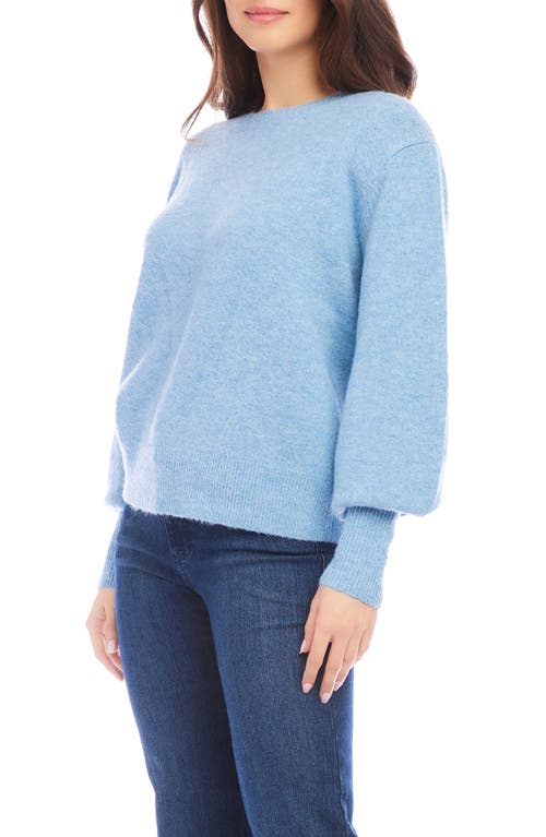 Shop Karen Kane Bishop Sleeve Sweater In Sky