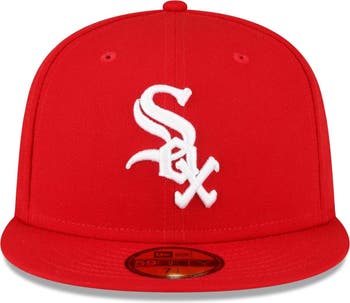 Chicago White Sox New Era Side Patch 59FIFTY Fitted Hat - White