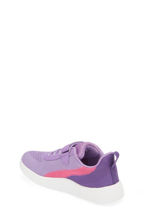 Shop Dream Pairs Knit Low Top Sneaker In Purple/fuchsia