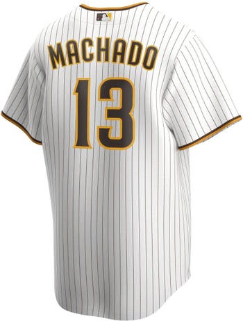 Nike Women's Manny Machado White and Brown San Diego Padres Home Replica  Player Jersey