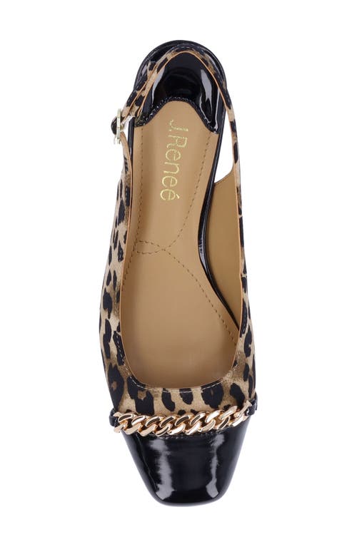 Shop J. Reneé Bagley Slingback Pump In Brown/black