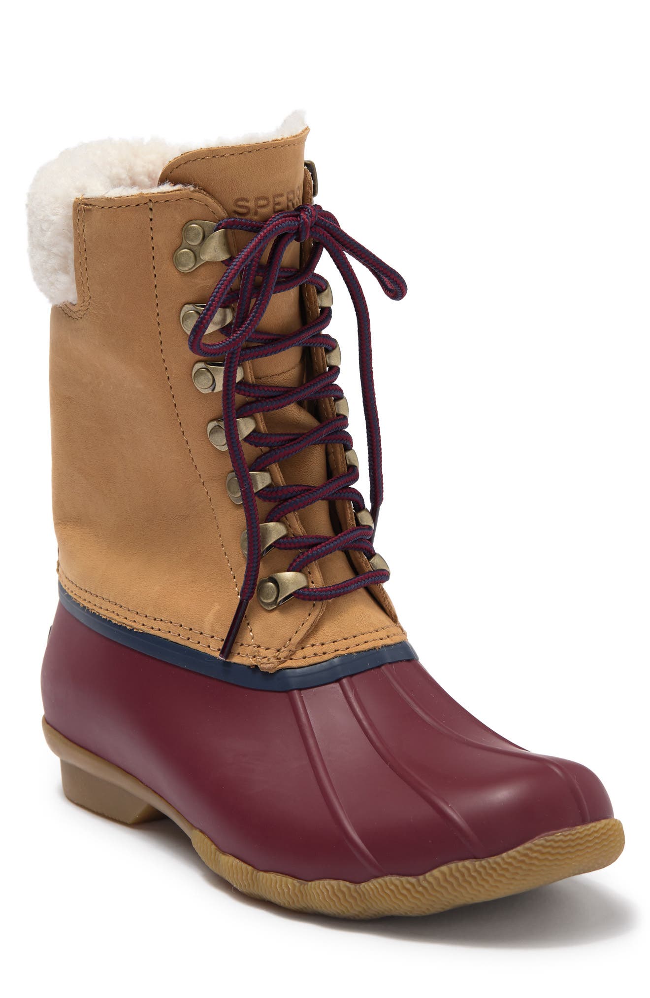 sperry lined duck boots