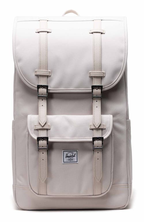 Little America Recycled Polyester Backpack in Moonbeam