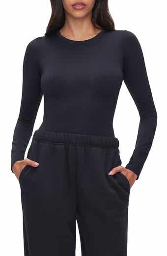 Suit Yourself Ribbed Long Sleeve Turtleneck Bodysuit in Black - Spanx –  Willow and Bright