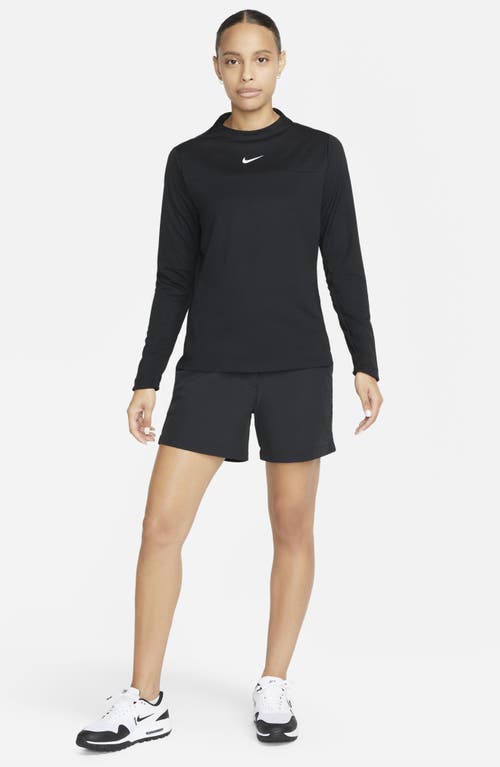 Shop Nike Dri-fit Uv Advantage Golf Top In Black/white