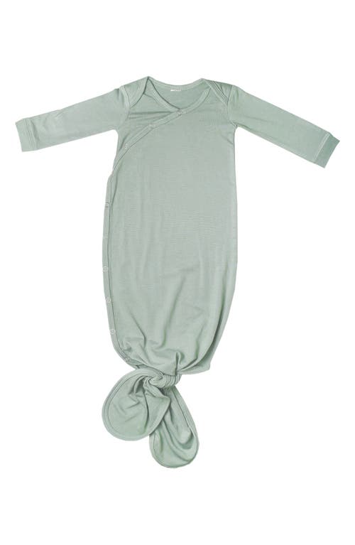 Copper Pearl Newborn Knotted Gown in Briar at Nordstrom