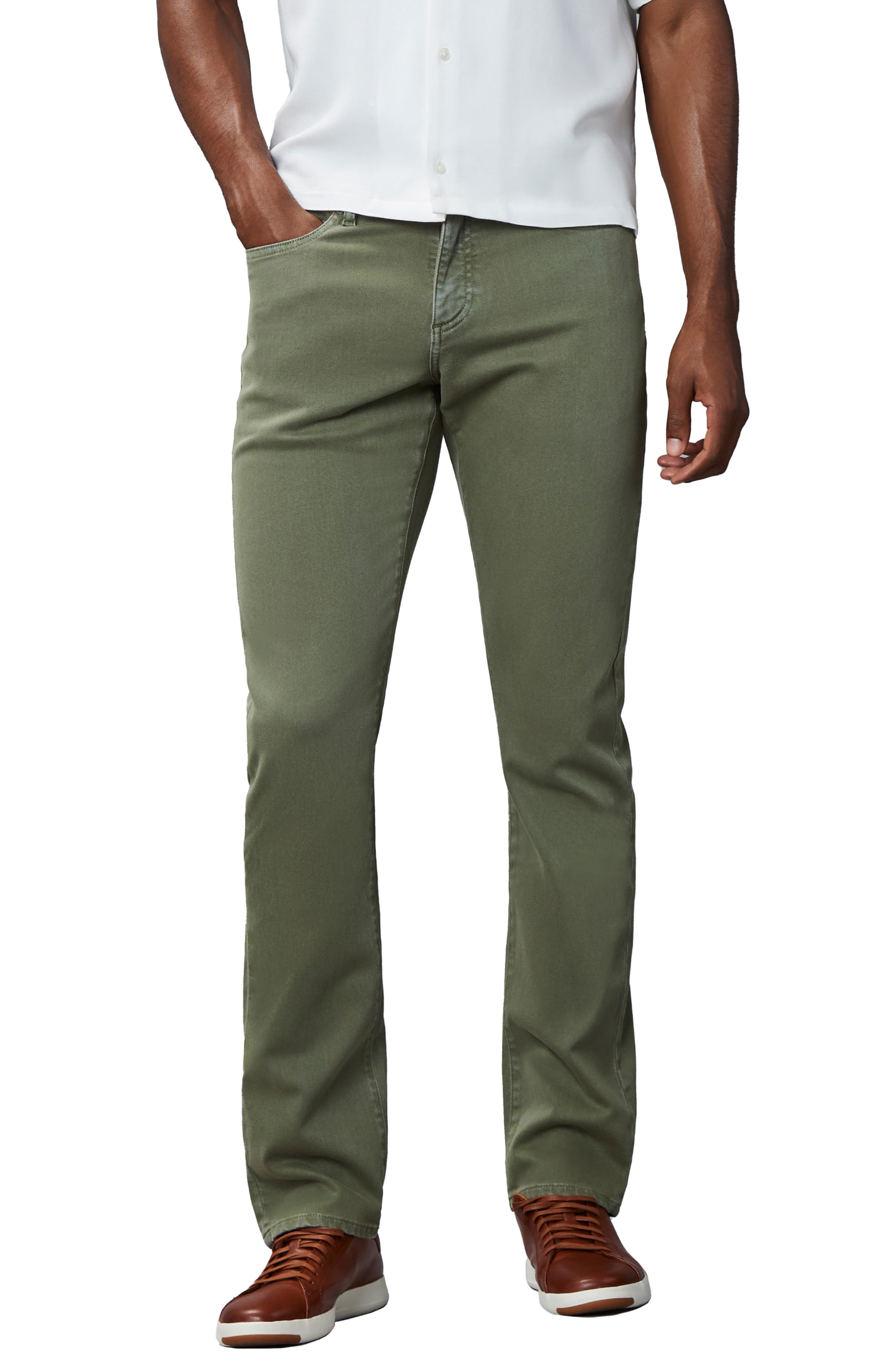 dark green cotton jeans