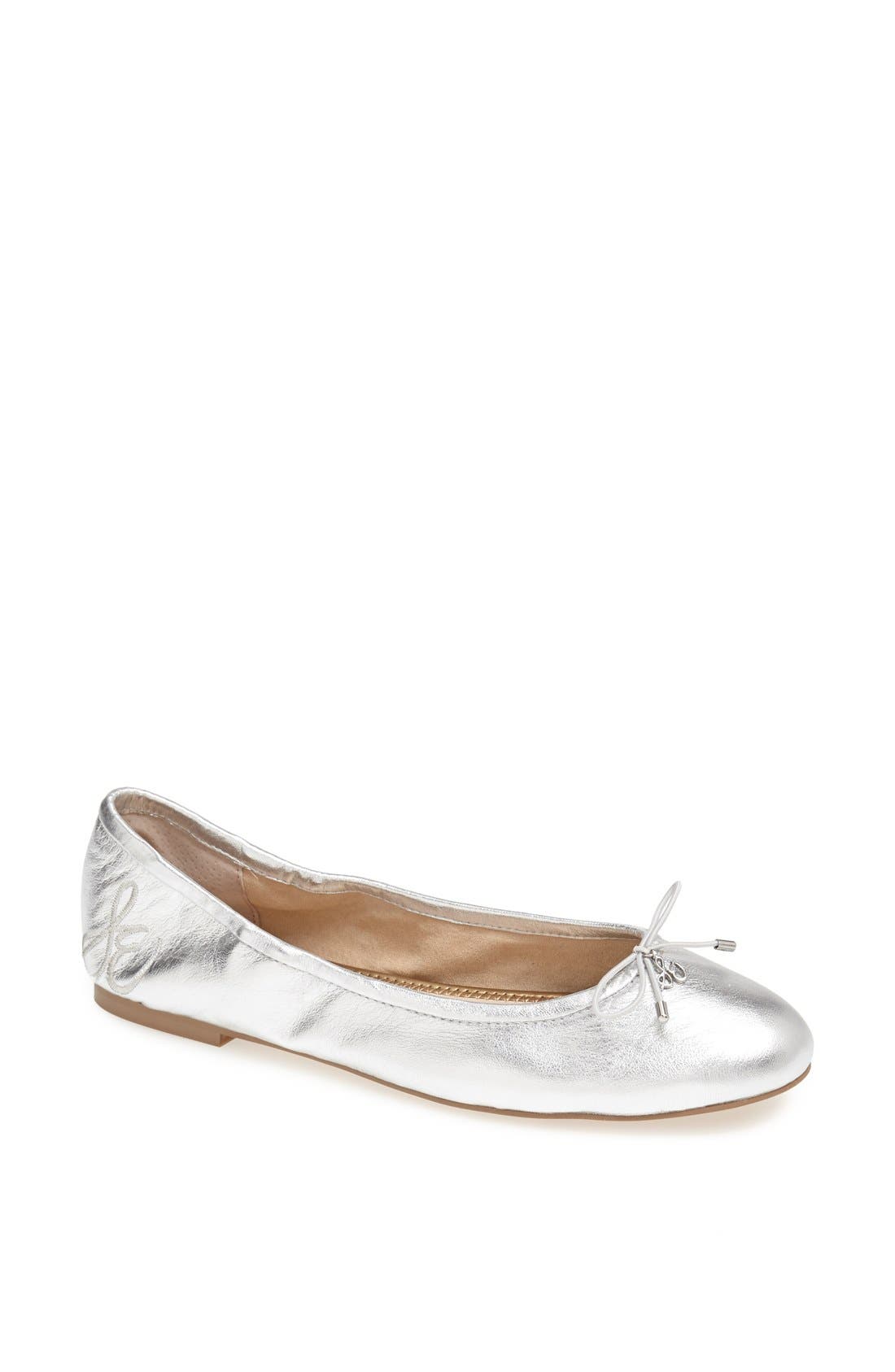 sam edelman felicia flat silver