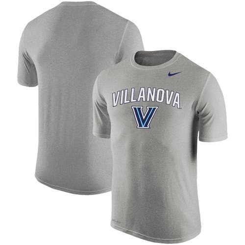 UPC 191182750019 product image for Men's Nike Heathered Gray Villanova Wildcats Arch Over Logo Performance T-Shirt  | upcitemdb.com