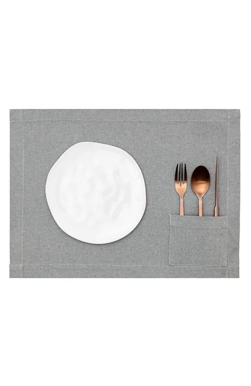 Shop Meema Placemats Pocket Set Of 4 In Blue