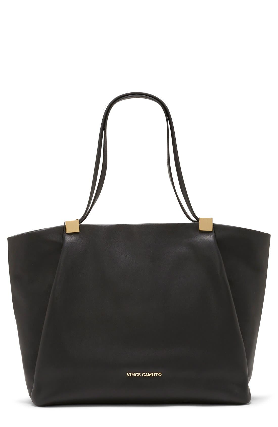 Vince Camuto 'Carin' Top Zip Leather Tote Nordstrom
