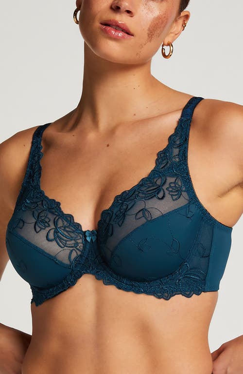 Shop Hunkemoller Hunkemöller Diva Nonpadded Underwire Bra In Legion Blue