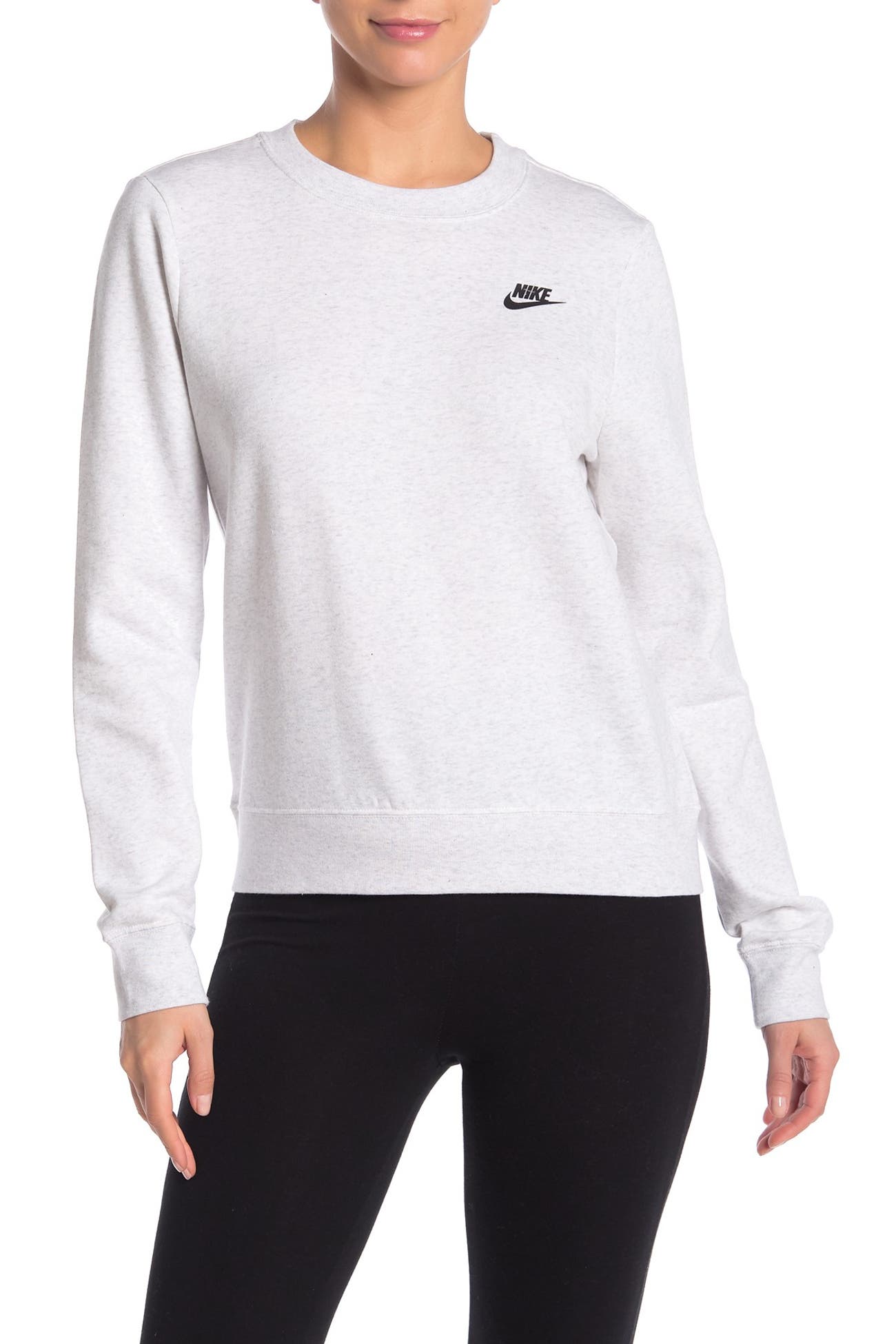 Nike | Logo Fleece Crew Neck Sweater | Nordstrom Rack