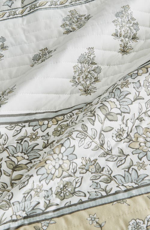 Woven & Weft Patchwork 3-piece Quilt Set In Vintage Floral Stripe