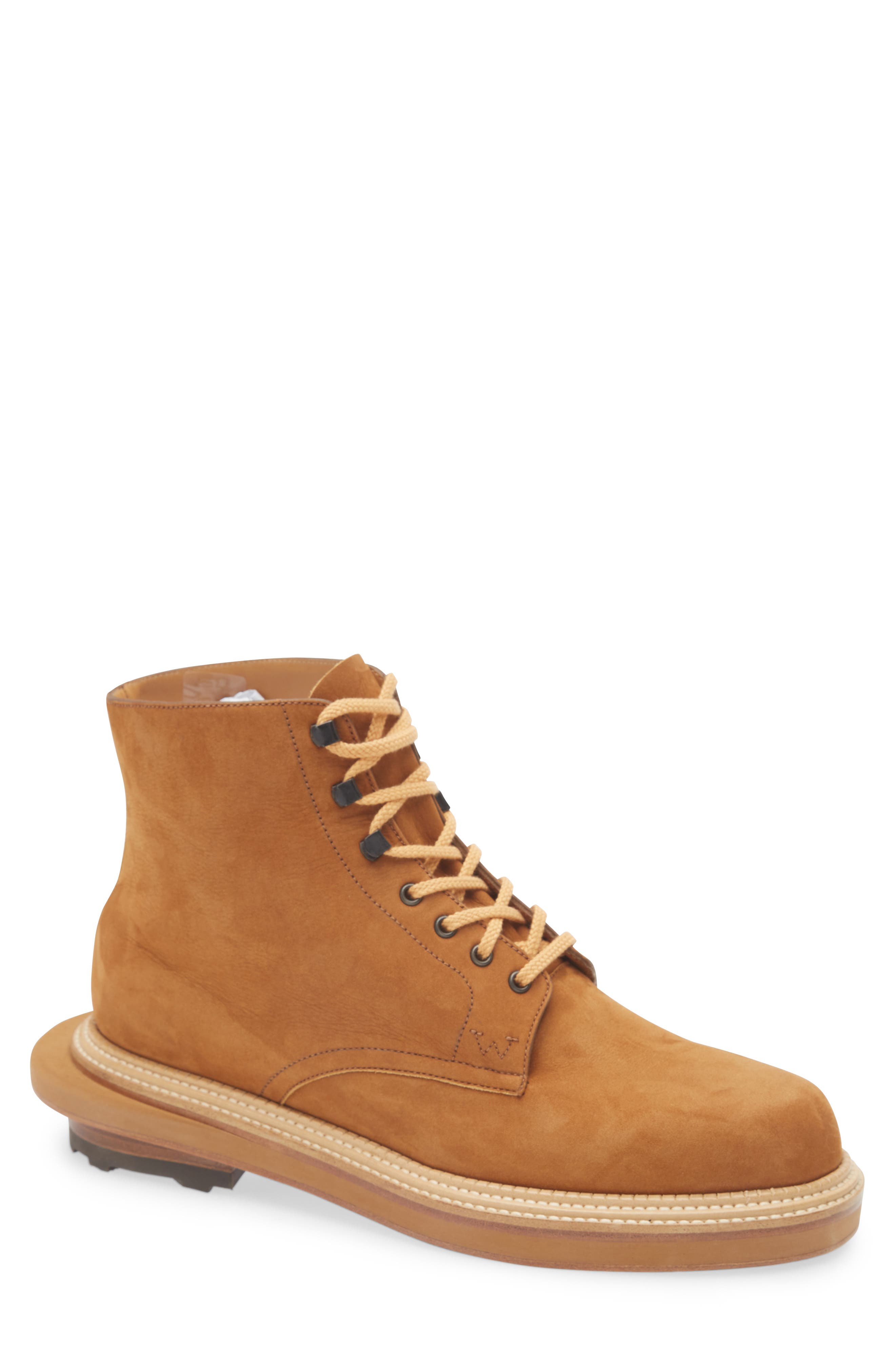 JM WESTON x Sacai Worker Boot in Brown 