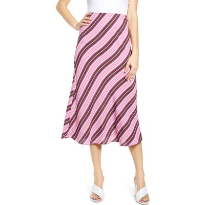 Leith Bias Cut Midi Skirt