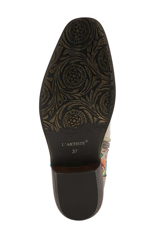 L'artiste By Spring Step Rodeoqueen Western Boot In Taupe Multi