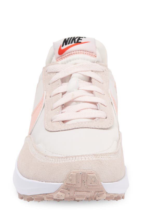 Nike Waffle Debut Sneaker In Light Soft Pink/ Arctic Orange