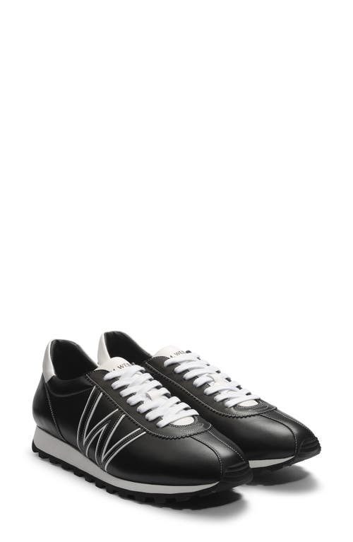 Shop Jm Weston On My Way Sneaker In Black/white