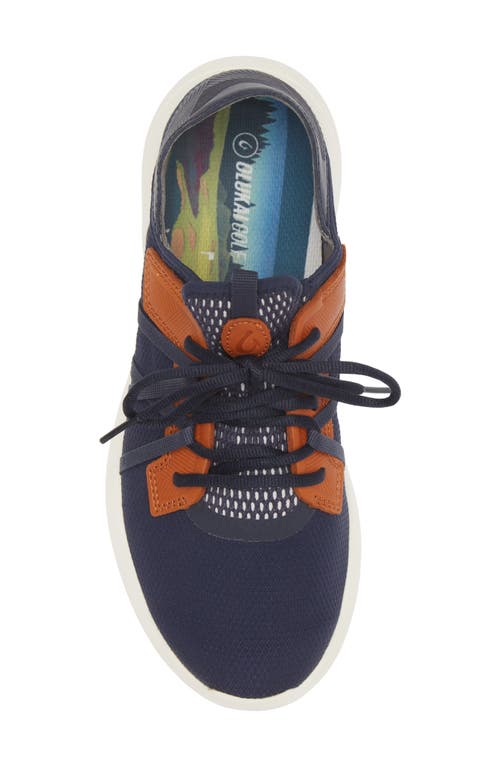 Shop Olukai Manele Golf Shoe In Trench Blue/trench Blue