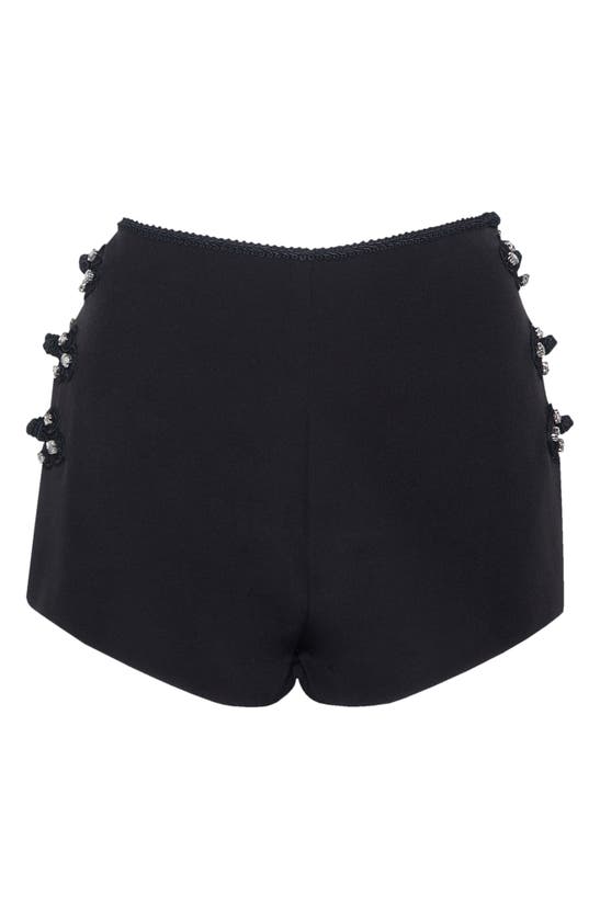 Shop Nasty Gal Embellished Micro Shorts In Black