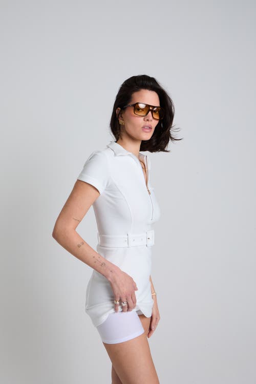 Goldie Byrd All Day Liner Shorts In White
