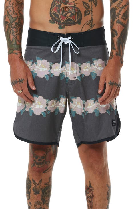 Floral 18 Board Shorts