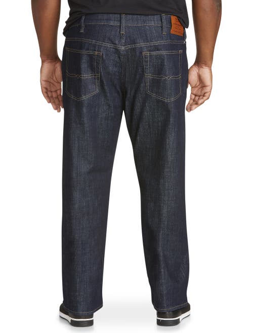 Lucky Brand Jeans Lucky Brand Relaxed Straight-fit Stretch Jeans In Dark Wash