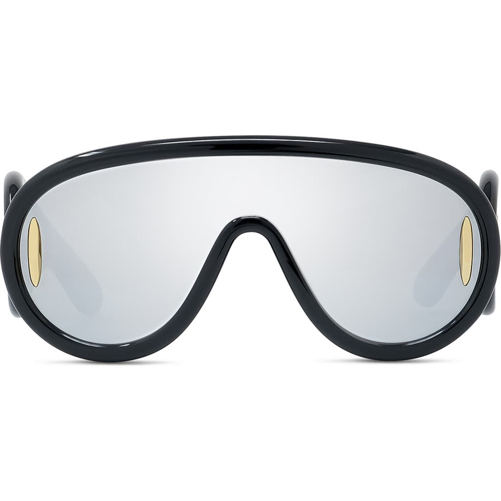 Loewe X Paula's Ibiza 56mm Mask Sunglasses In Black