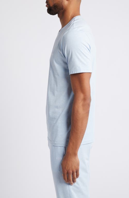 Hugo Boss Boss Mix Match Pajama T-shirt In Light Blue