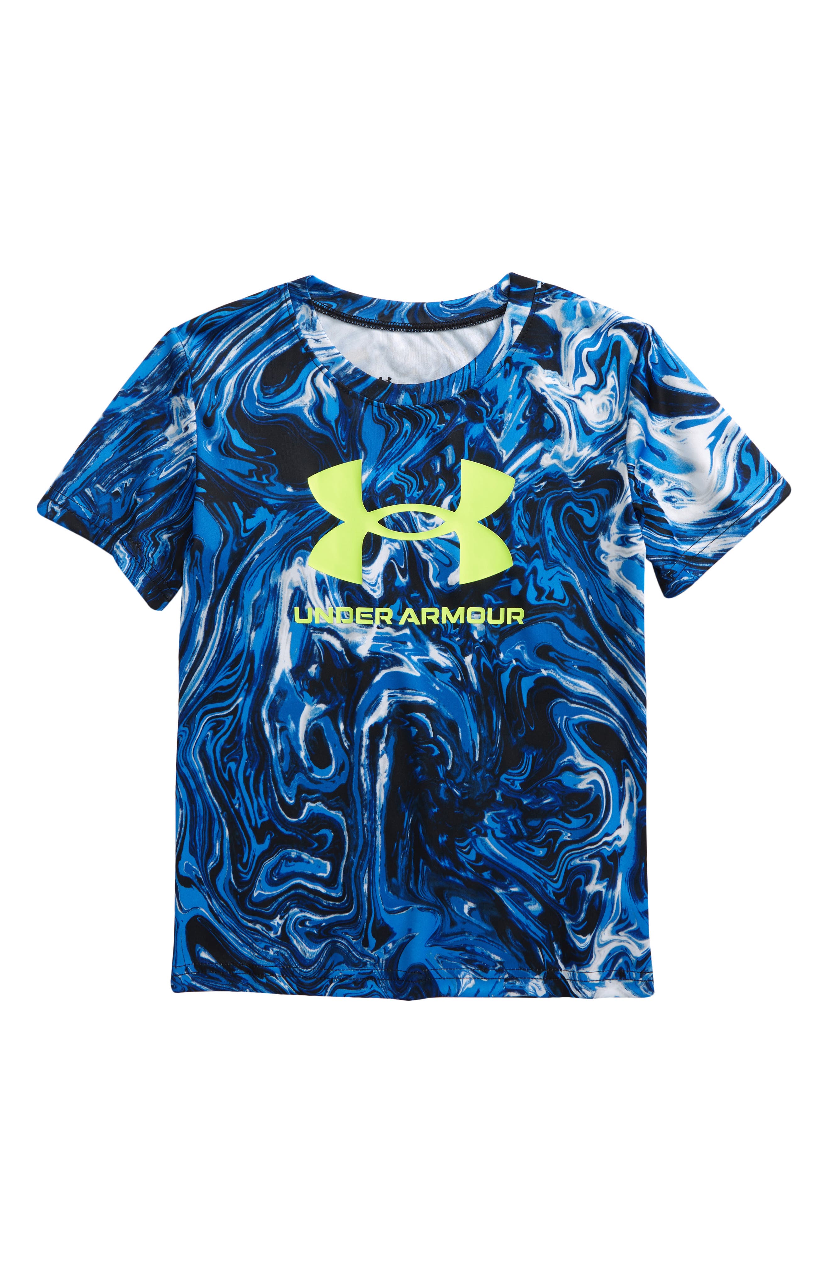 Under Armour Youth Charged Cotton Antler Tee Shirt Trail 1239926-237 