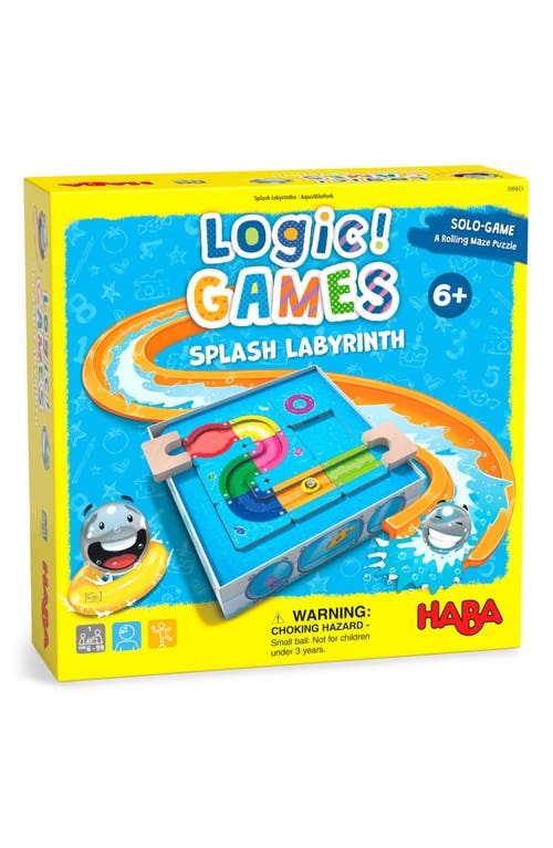 HABA Logic GAMES Splash Labryrinth Game in Blue Multi at Nordstrom